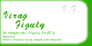 virag figuly business card